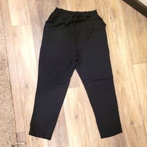 SHEIN- Black High Rise Dress Pants - Large